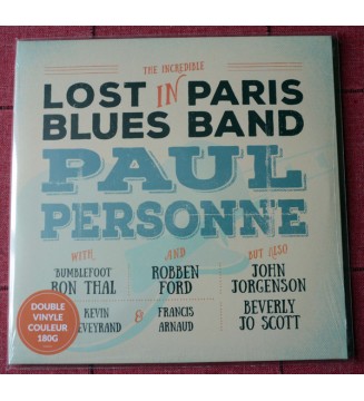 Paul Personne - Lost In Paris Blues Band (2xLP, Album, Ltd, Ora) mesvinyles.fr