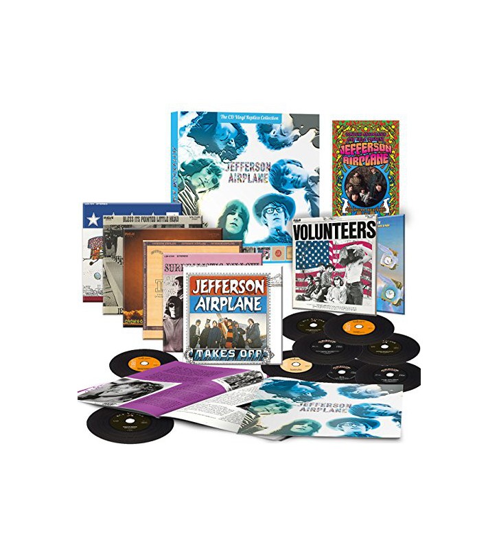 Jefferson Airplane - The CD Vinyl Replica Collection (9xHDCD, Album, Ltd, RE, RM + Box, Comp, Ltd, Num) mesvinyles.fr 