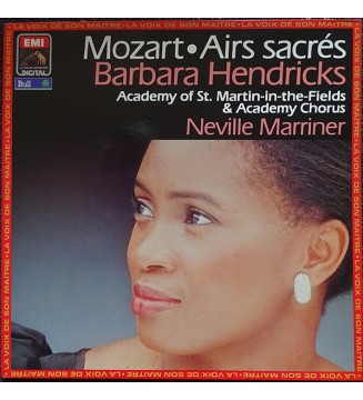 Mozart* : Barbara Hendricks, Neville Marriner* - Airs Sacrés/Sacred Arias (LP, Album, DMM) mesvinyles.fr
