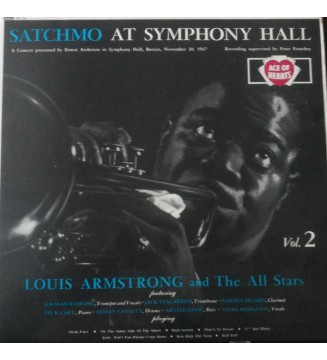 Louis Armstrong And The All Stars* - Satchmo At Symphony Hall Volume 2 (LP, Mono) mesvinyles.fr