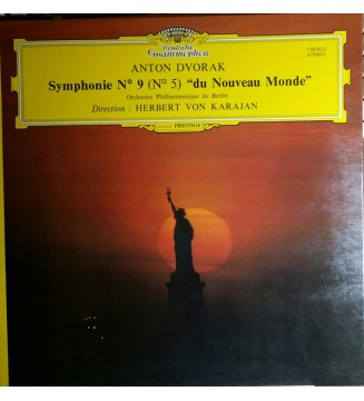 Anton Dvorak*, Herbert von Karajan, Orchestre Philharmonique De Berlin* - Symphonie N° 9 (N°5)  "Du Nouveau Monde" (LP, RE, Gat 