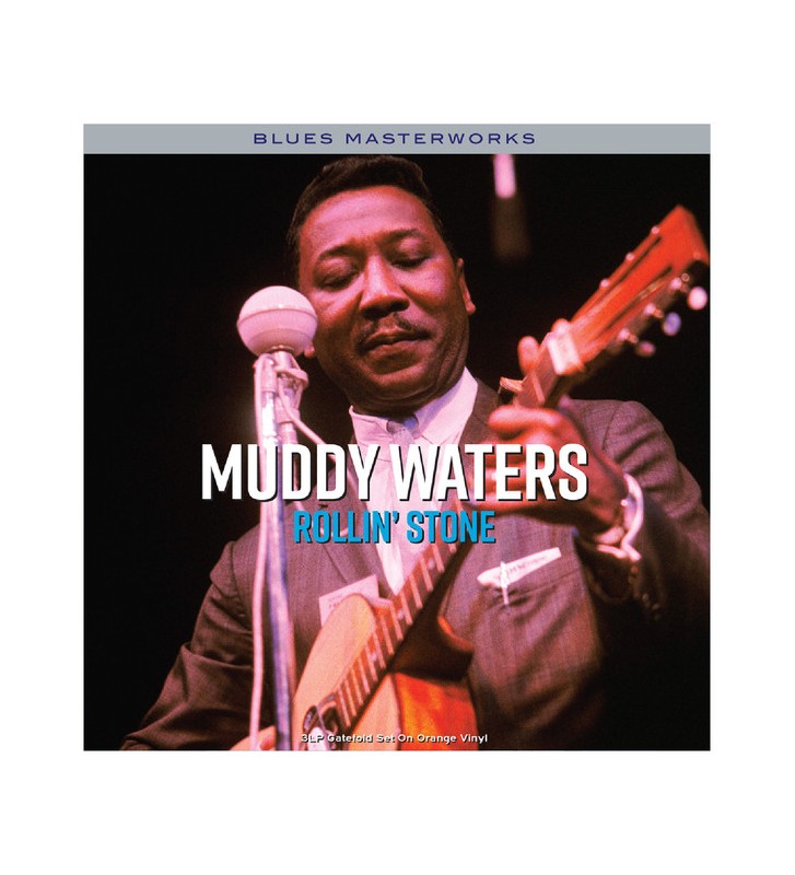 Muddy Waters - Rollin' Stone (3xLP, Comp, Ora) mesvinyles.fr 