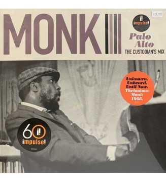 Thelonious Monk - Palo Alto: The Custodian's Mix (LP, Album, Ltd, Gat) mesvinyles.fr