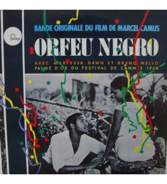 Antonio Carlos Jobim & Luiz Bonfá - Orfeu Negro - Bande Originale Du Film De Marcel Camus (LP, Album, Mono, RE) mesvinyles.fr