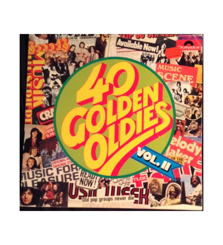 Various - 40 Golden Oldies Vol. II (2xLP, Comp, Gat) mesvinyles.fr 