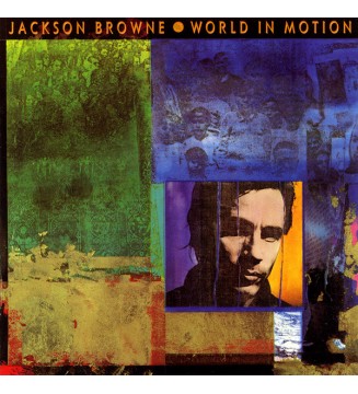 Jackson Browne - World In Motion (LP, Album) mesvinyles.fr