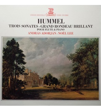 Hummel* - András Adorján, Noël Lee - Trois Sonates - Grand Rondeau Brillant Pour Flûte Et Piano (LP) mesvinyles.fr
