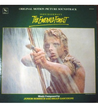 Junior Homrich With Brian Gascoigne - The Emerald Forest (Original Motion Picture Soundtrack) (LP, Album) mesvinyles.fr