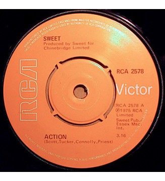 Sweet* - Action (7', Single, Pus) mesvinyles.fr