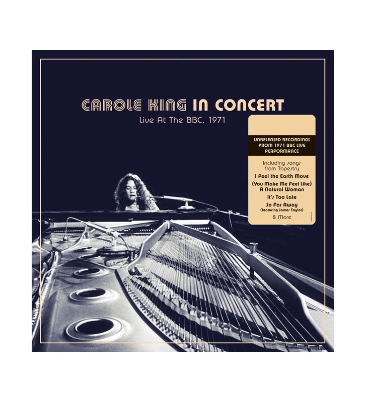 Carole King - In Concert (Live at the BBC, 1971) (LP, Comp, Ltd) vinyle mesvinyles.fr 