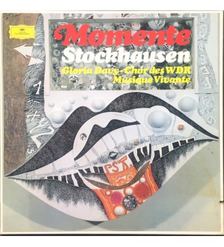 Stockhausen*, Gloria Davy, Chor des WDR*, Musique Vivante* - Momente (3xLP, Album + Box) vinyle mesvinyles.fr 