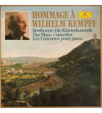 Wilhelm Kempff, Beethoven* - Hommage À Wilhelm Kempff (Beethoven ･ Die Klavierkonzerte) (4xLP, Album, RE + Box) vinyle mesvinyle