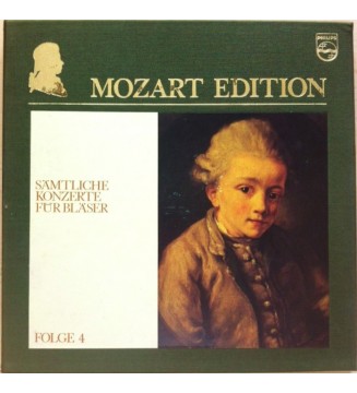 Wolfgang Amadeus Mozart - Mozart Edition 4 ● Sämtliche Konzerte Für Bläser (4xLP + Box, Comp) mesvinyles.fr