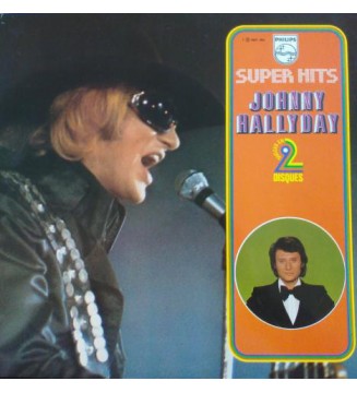 Johnny Hallyday - Super Hits (2xLP, Comp, Gat) vinyle mesvinyles.fr 