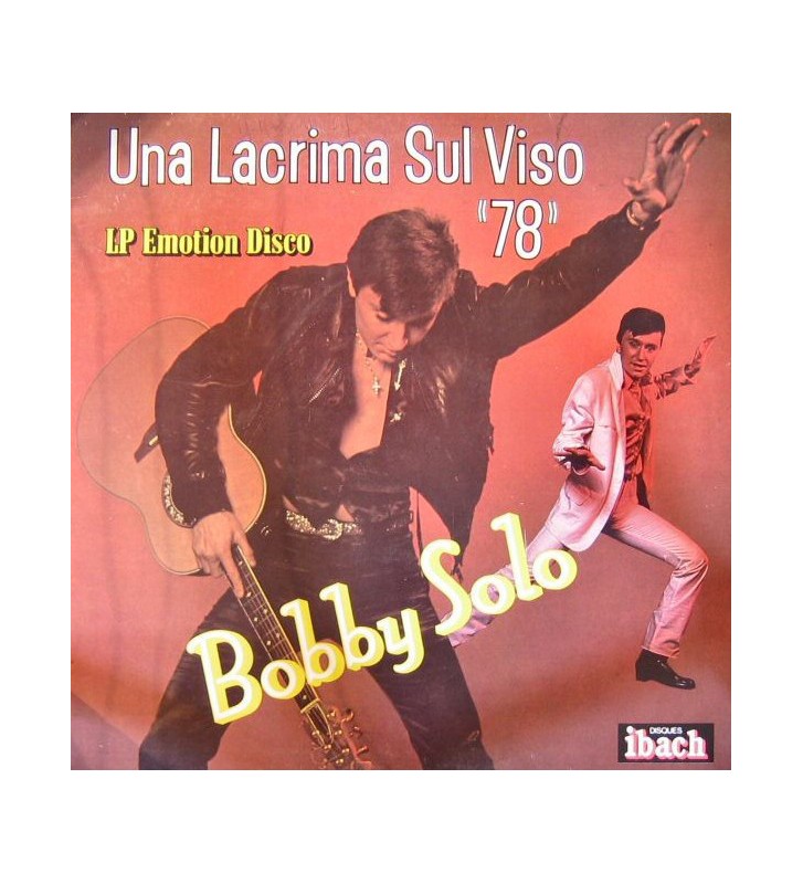 Bobby Solo - Una Lacrima Sul Viso "78" (LP) vinyle mesvinyles.fr 