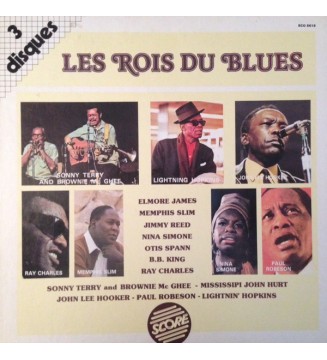 Various - Les Rois Du Blues (3xLP, Comp, RE, Box) mesvinyles.fr
