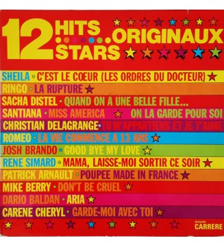 Various - 12 Hits - 12 Stars (LP, Comp) vinyle mesvinyles.fr 