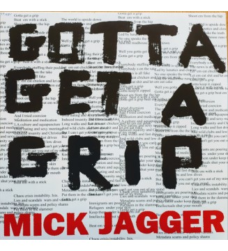 Mick Jagger - Gotta Get A Grip / England Lost (12", Single, Ltd) vinyle mesvinyles.fr 
