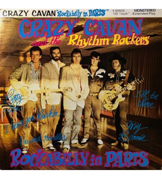 Crazy Cavan And The Rhythm Rockers - Rockabilly In Paris (10", EP) vinyle mesvinyles.fr 