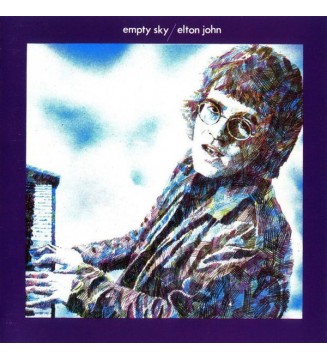 Elton John - Empty Sky (LP, Album, RE, Gat) vinyle mesvinyles.fr 