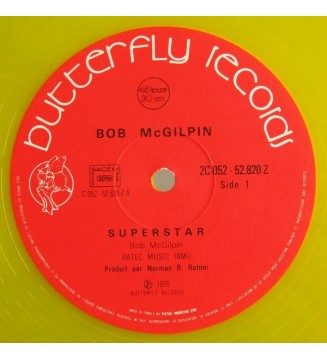 Bob McGilpin - Superstar / Go For The Money (12", Maxi, Yel) vinyle mesvinyles.fr 