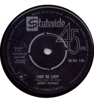 Johnny Thunder - Loop De Loop / Don't Be Ashamed (7", Single) vinyle mesvinyles.fr 