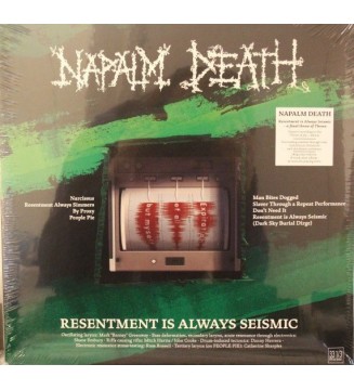 Napalm Death - Resentments Is Always Seismic - A Final Throw Of Throes (LP) mesvinyles.fr