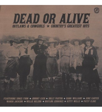Various - Dead Or Alive - Outlaws & Cowgirls ★ Country's Greatest Hits (LP, Comp, Ltd, Tra) mesvinyles.fr