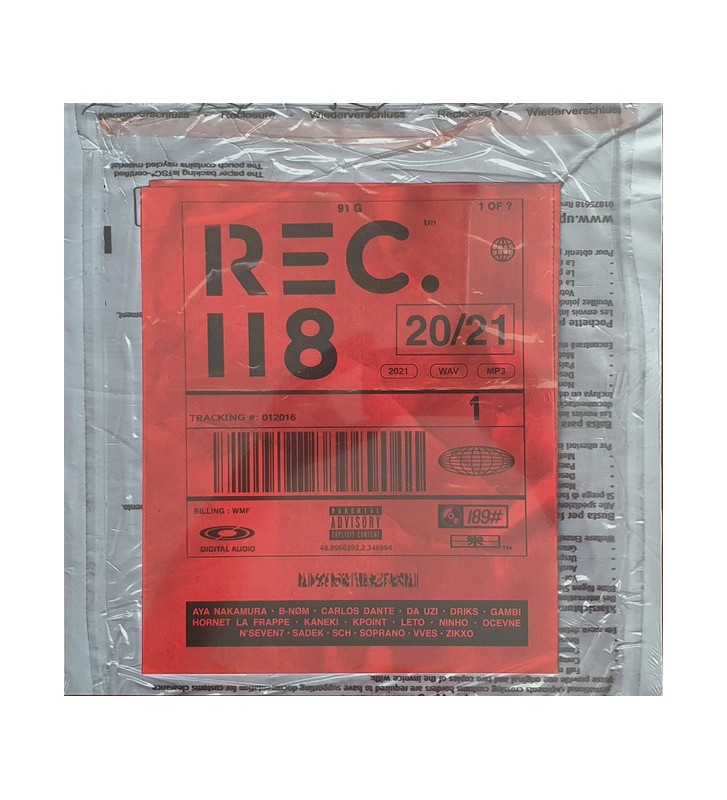 Various - REC 118 - 20/21 (2xLP, Comp) vinyle mesvinyles.fr 