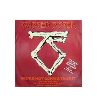 Twisted Sister - We're Not Gonna Take It (12", Single, Atl) vinyle mesvinyles.fr 