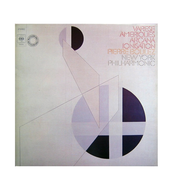 Varese* - Pierre Boulez, New York Philharmonic* - Ameriques / Arcana / Ionisation (LP, Quad) vinyle mesvinyles.fr 