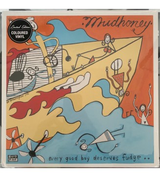 Mudhoney - Every Good Boy Deserves Fudge (LP, Album, Ltd, RE, RM, Ora) mesvinyles.fr