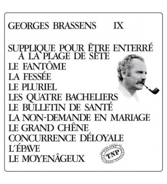 Georges Brassens - IX (LP, Album, Mono, RE) new vinyle mesvinyles.fr 