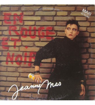 Jeanne Mas - En Rouge Et Noir (12", Maxi) vinyle mesvinyles.fr 
