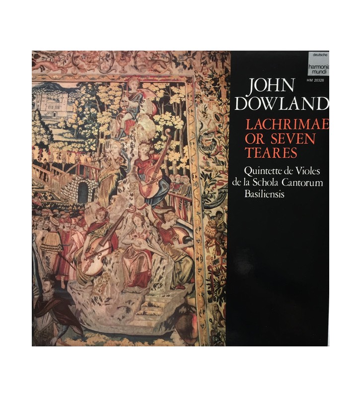 John Dowland, Quintette De Violes De La Schola Cantorum Basiliensis* - Lachrimae Or Seaven Teares (LP, Album, Mono, RE) vinyle m