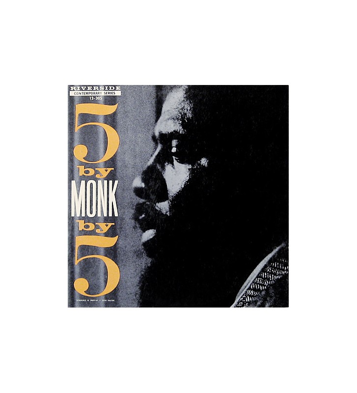 Thelonious Monk Quintet* - 5 By Monk By 5 (LP, Album, Mono) vinyle mesvinyles.fr 