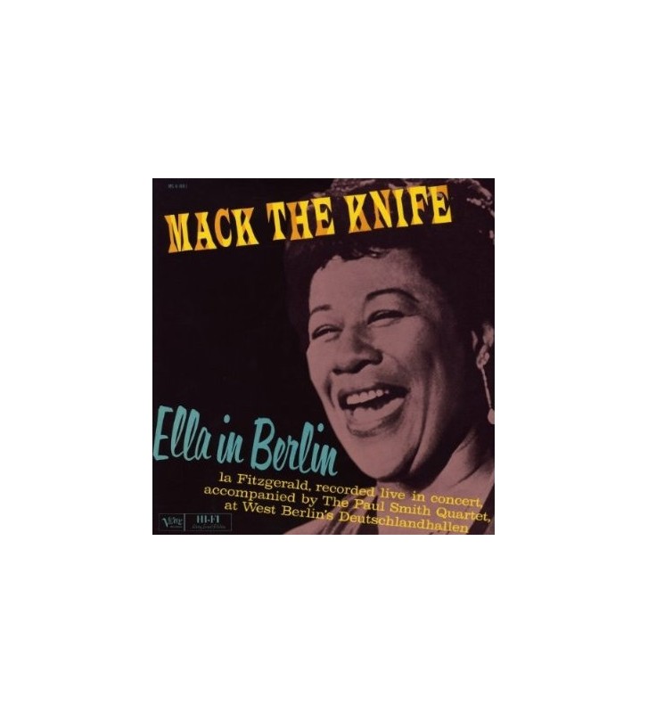 Ella Fitzgerald - Mack The Knife - Ella In Berlin (LP, Album, RE) vinyle mesvinyles.fr 