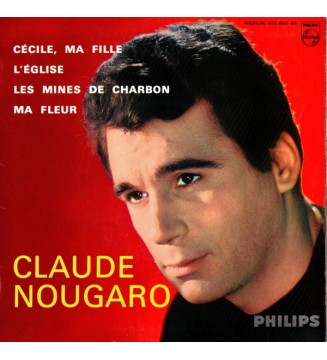 Claude Nougaro - Cécile, Ma Fille (7", EP, Mono) vinyle mesvinyles.fr 