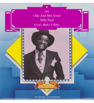Billy Paul - Me & Mrs. Jones / Let's Make A Baby (7") vinyle mesvinyles.fr 