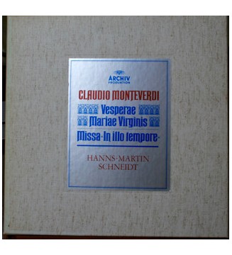 Claudio Monteverdi - Hanns-Martin Schneidt, Regensburger Domspatzen - Vesperae Mariae Virginis - Magnificat I/II - Missa "In Il 