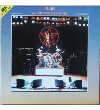 Rush - All The World's A Stage (2xLP, Album, RE, Gat) mesvinyles.fr