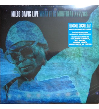 Miles Davis - Miles Davis Live - What It Is (Montreal 7/7/83) (2xLP, Gat) mesvinyles.fr