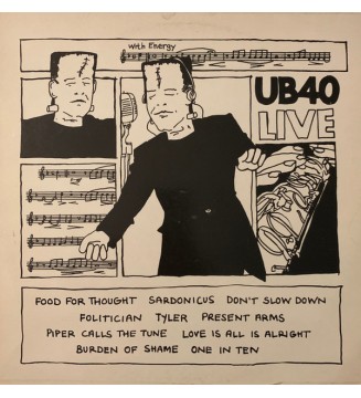 UB40 - Live (LP, Album, RE) vinyle mesvinyles.fr 