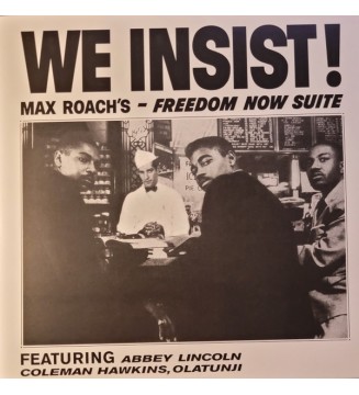 Max Roach - We Insist Max Roach's Freedom Now Suite (LP, Album, RE, Whi) mesvinyles.fr