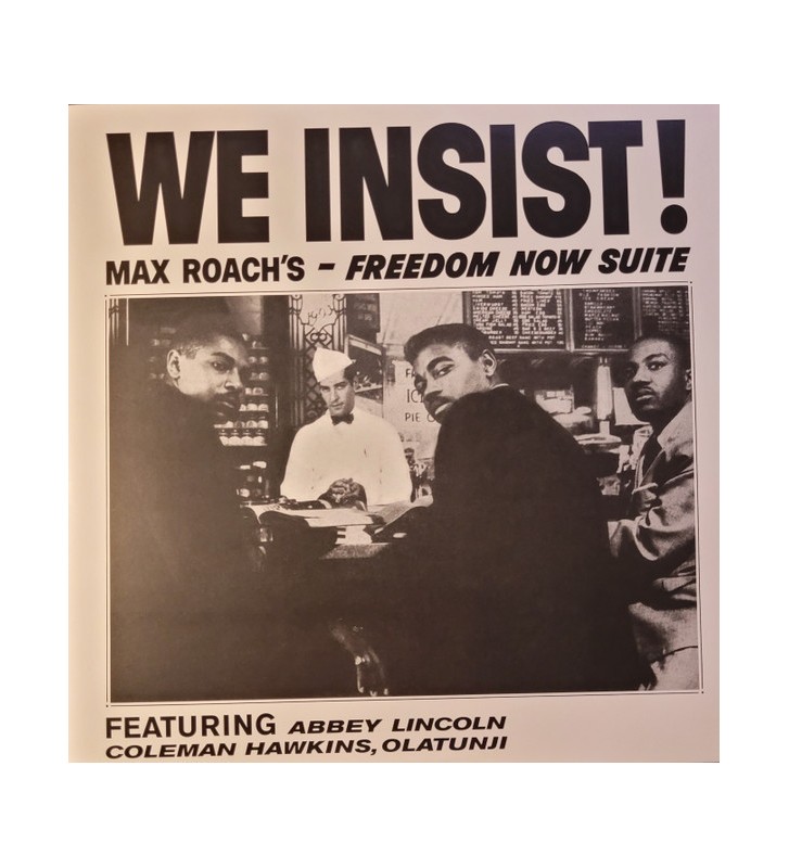 Max Roach - We Insist Max Roach's Freedom Now Suite (LP, Album, RE, Whi) vinyle mesvinyles.fr 