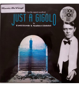 David Bowie & Marlene Dietrich - Music From The Original Soundtrack Just A Gigolo (7", Single, Ltd, Num, Blu) vinyle mesvinyles.