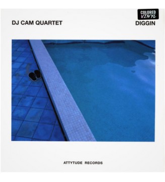 DJ Cam Quartet - Diggin (LP, Album, Ltd, RE, S/Edition, Blu) vinyle mesvinyles.fr 