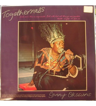 Sonny Okosuns* - Togetherness (LP, Album) vinyle mesvinyles.fr 