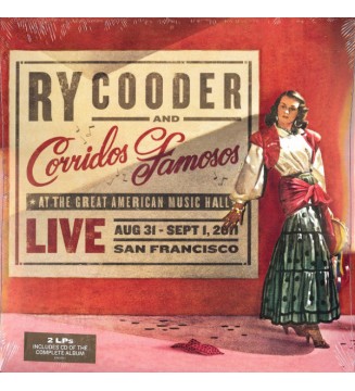 Ry Cooder And Corridos Famosos - Live In San Francisco  (2xLP, Album + CD, Album, Promo) mesvinyles.fr