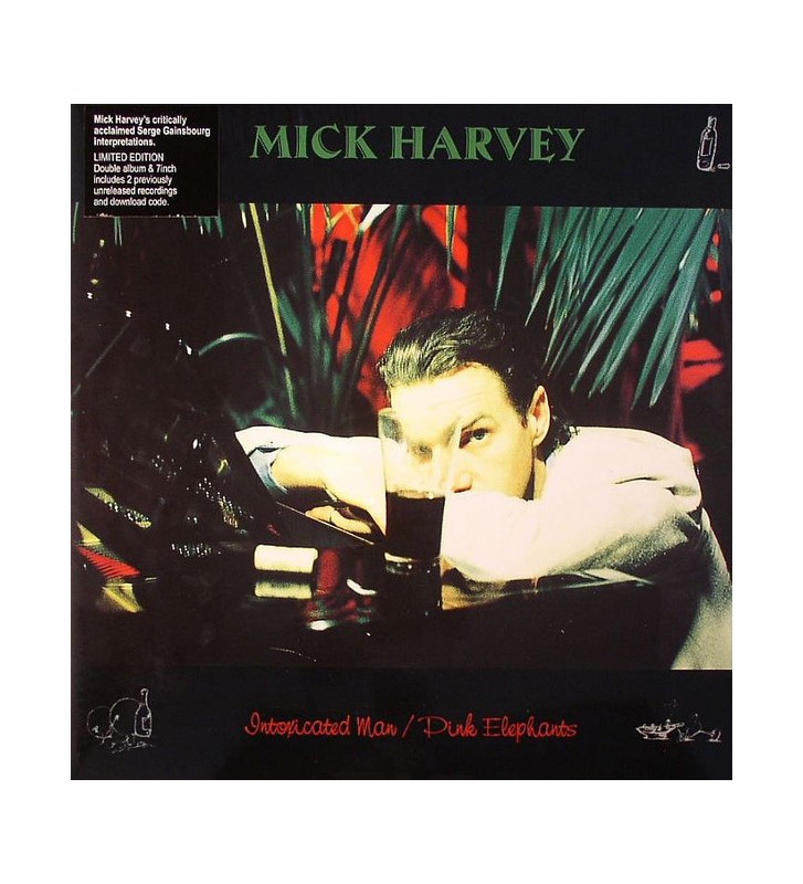 Mick Harvey - Intoxicated Man / Pink Elephants (LP, Album, RE + LP, Album, RE + 7", Single + Comp,) vinyle mesvinyles.fr 